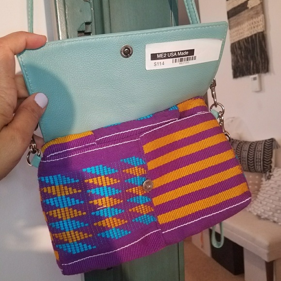 Authentic Kente Cloth Clutch - Picture 5 of 7
